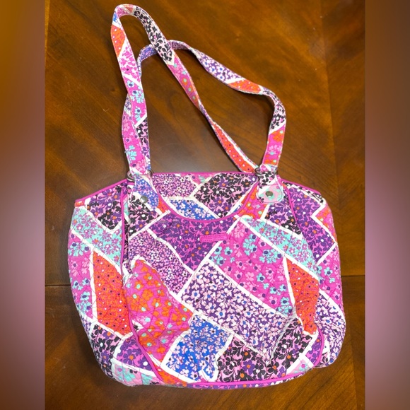VERA BRADLEY GLENNA MODERN MEDLEY PRINT SHOULDER BAG Tote - Picture 3 of 16